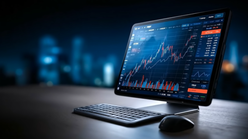 Торговый терминал с графиком